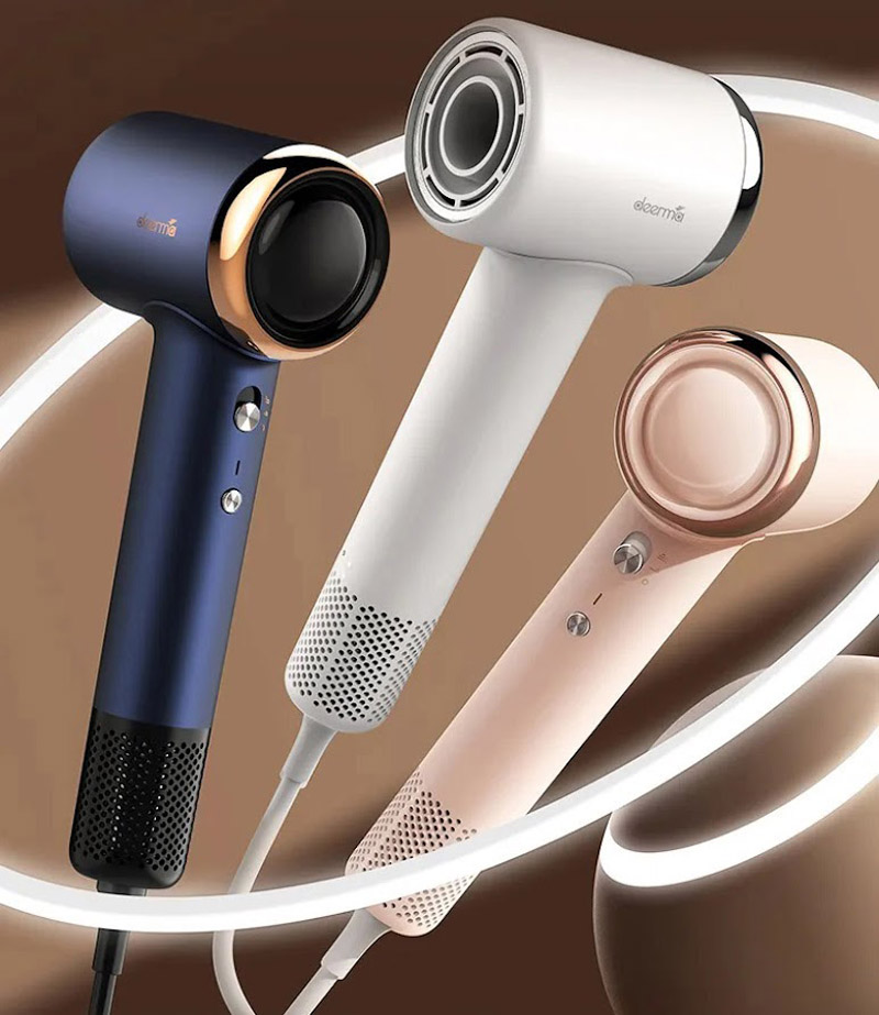 Máy sấy tóc ion âm Deerma CF50W - Hàng chính hãng