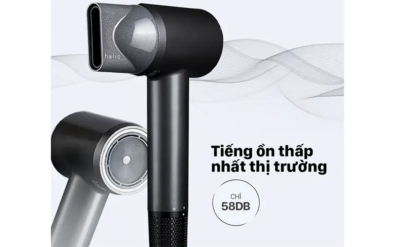 Máy sấy tóc ion âm Halio Hypersonic Hair Dryer - Hàng chính hãng