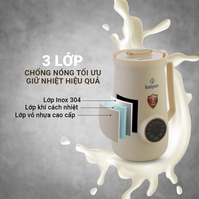 Máy làm sữa hạt mini Kalpen H1/H2 - Hàng chính hãng