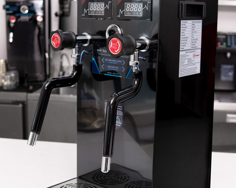 Máy sục sữa áp suất cao 2 vòi Unibar UBS-2VS - Hàng chính hãng