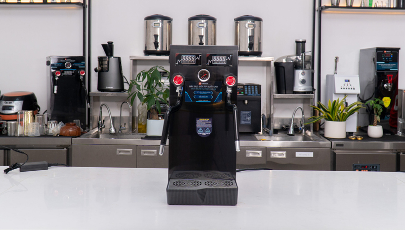 Máy sục sữa áp suất cao 2 vòi Unibar UBS-2VS - Hàng chính hãng