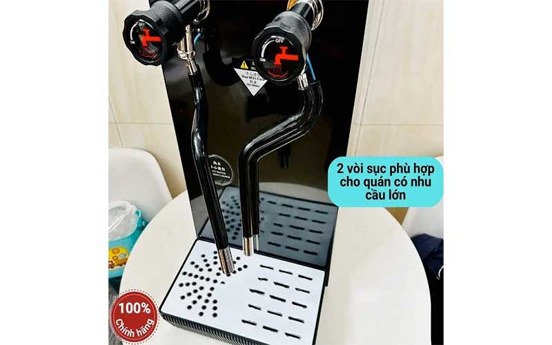 Máy sục sữa - trà hai vòi áp suất cao RC-8AE - Hàng chính hãng