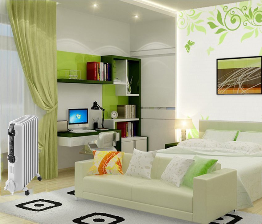 Máy sưởi dầu DeLonghi RADIA S TRRS 0920T với thiết kế sang trọng