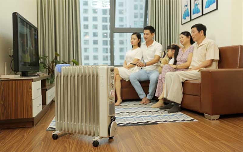 Máy sưởi dầu FujiE OFR5513 - Hàng chính hãng