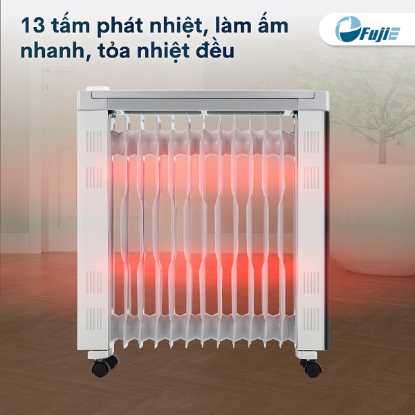 Máy sưởi dầu FujiE OFR7913 - Hàng chính hãng