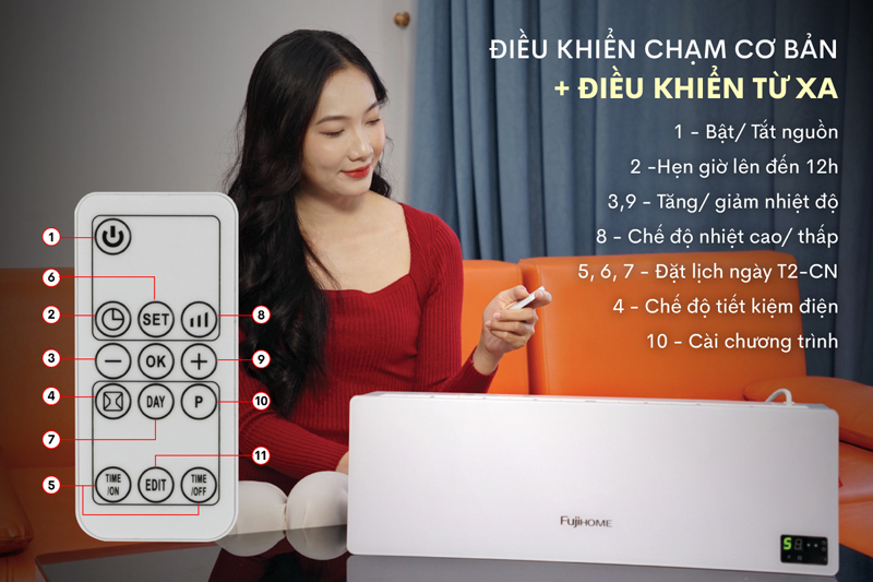 Điều khiển từ xa tiện lợi