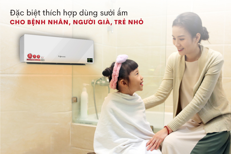 Thích hợp cho người già và trẻ nhỏ, đặc biệt không gây nhức mỏi với người bị thấp khớp