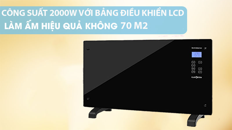 Công suất của Máy sưởi đối lưu Klarstein Norderney