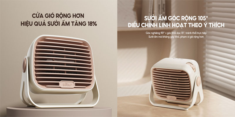Máy sưởi gốm Bear DNQ-E04Q1 - Hàng chính hãng