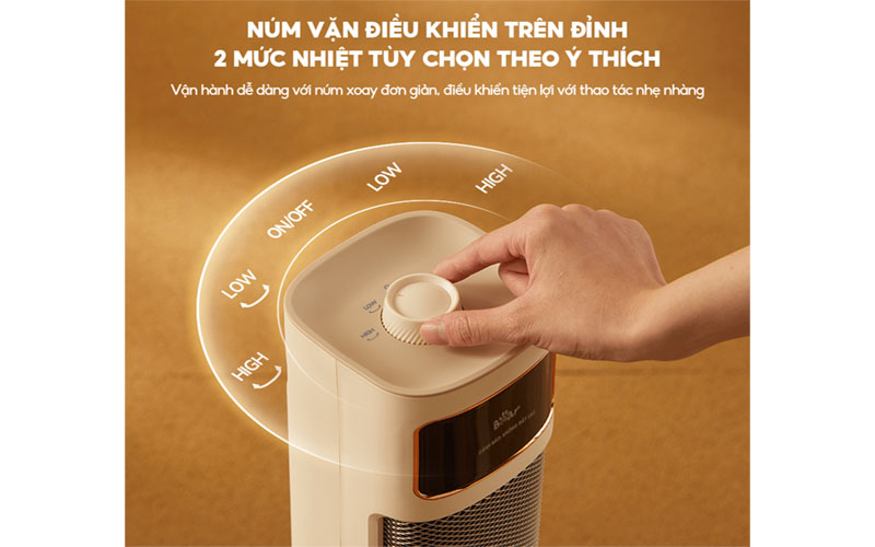 Máy sưởi gốm Bear DNQ-P20Y5 - Hàng chính hãng