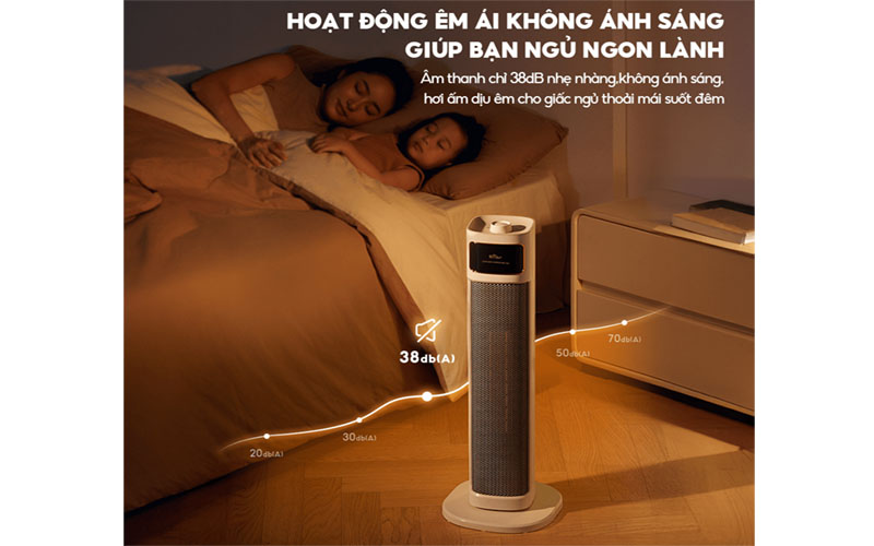 Máy sưởi gốm Bear DNQ-P20Y5 - Hàng chính hãng