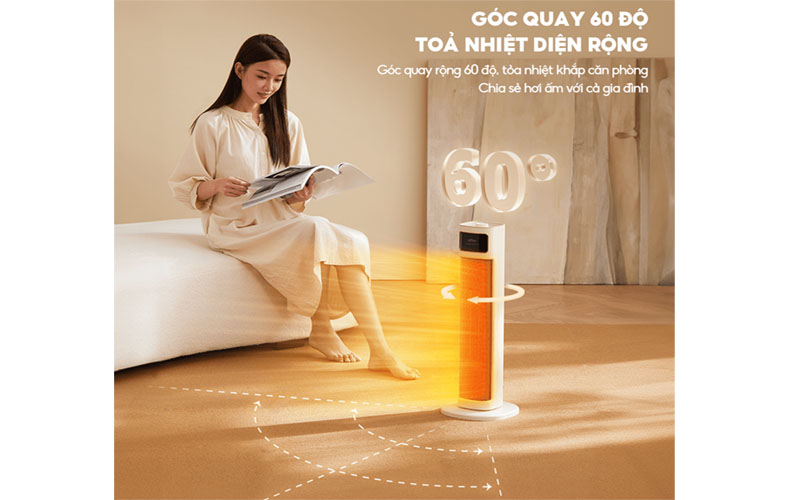 Máy sưởi gốm Bear DNQ-P20Y5 - Hàng chính hãng