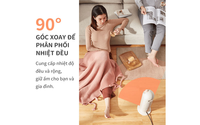 Máy sưởi gốm Bear SH-4H20A - Hàng chính hãng