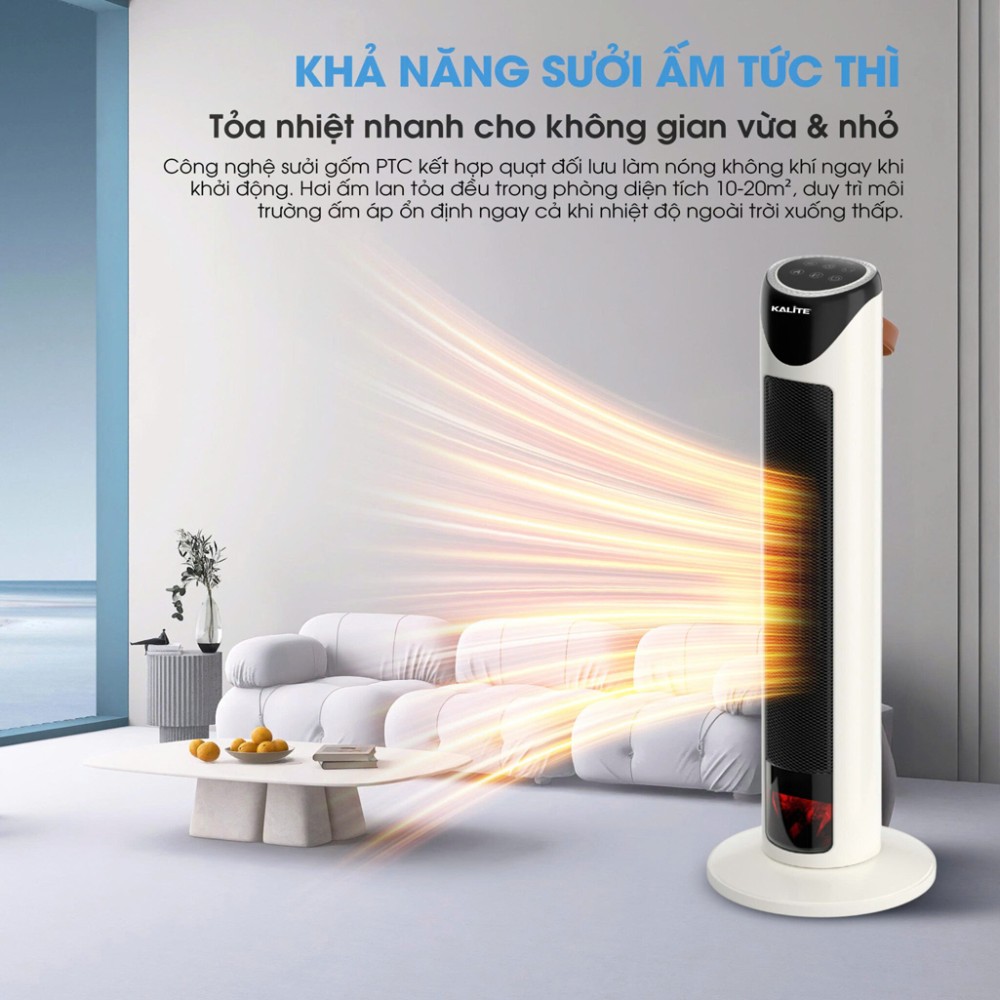 Máy sưởi gốm Kalite KH25 - Hàng chính hãng