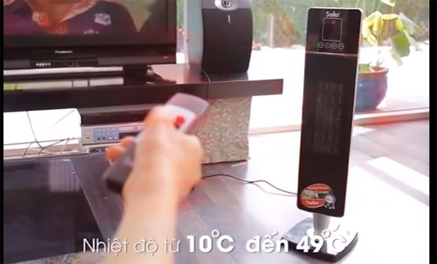 Quạt sưởi gốm Saiko CH-2001R - Hàng chính hãng