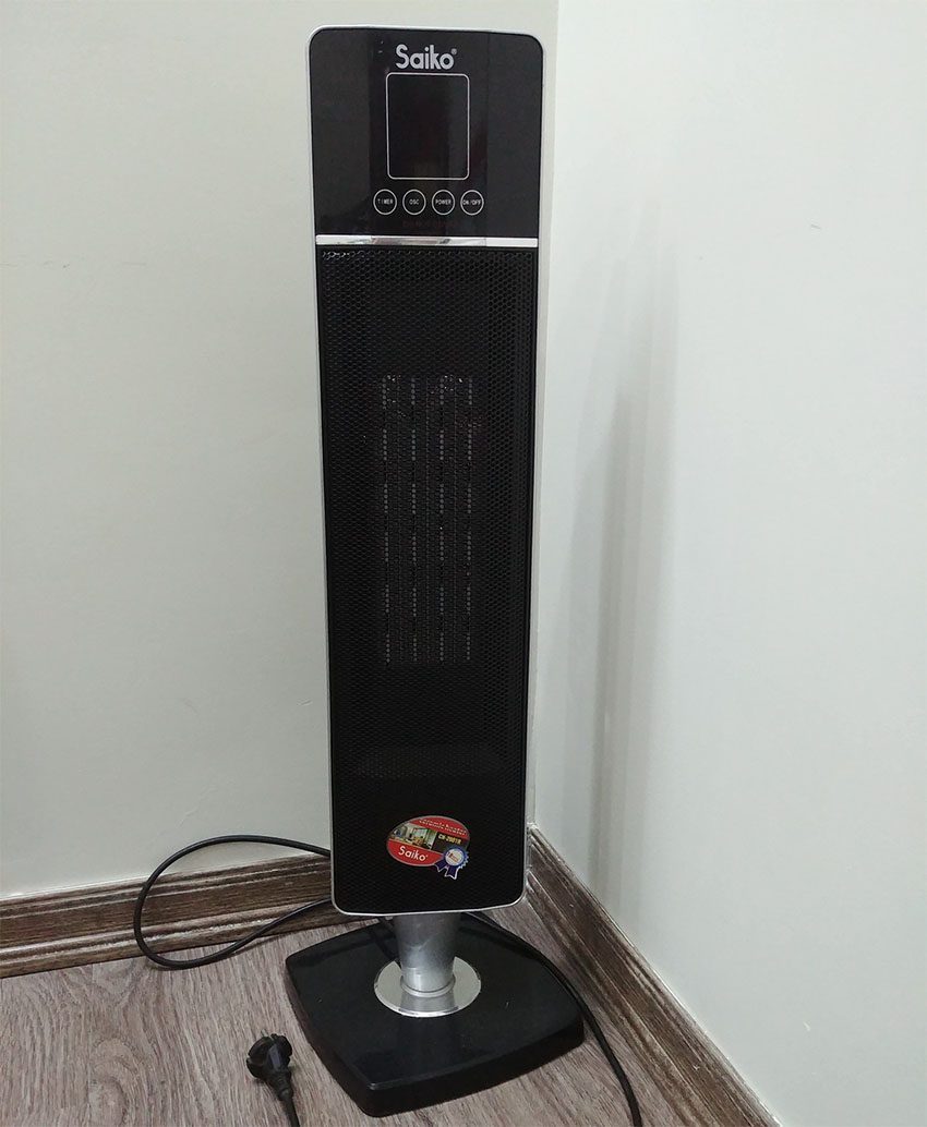 Quạt sưởi gốm Saiko CH-2001R - Hàng chính hãng