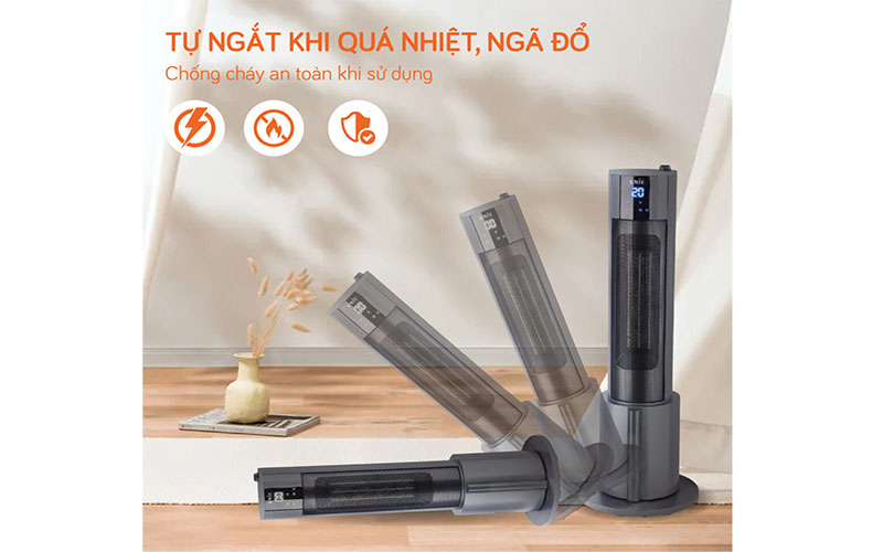 Máy sưởi gốm Unie UE-129 - Hàng chính hãng
