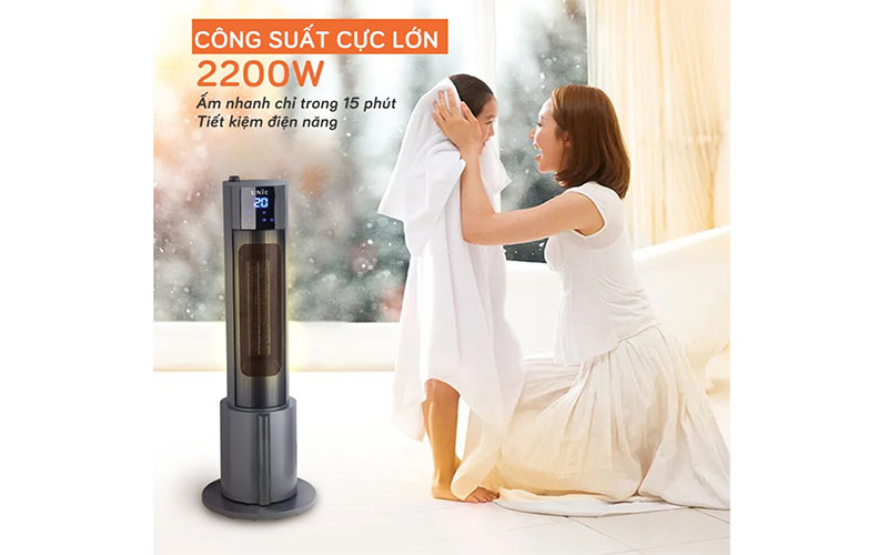 Máy sưởi gốm Unie UE-129 - Hàng chính hãng