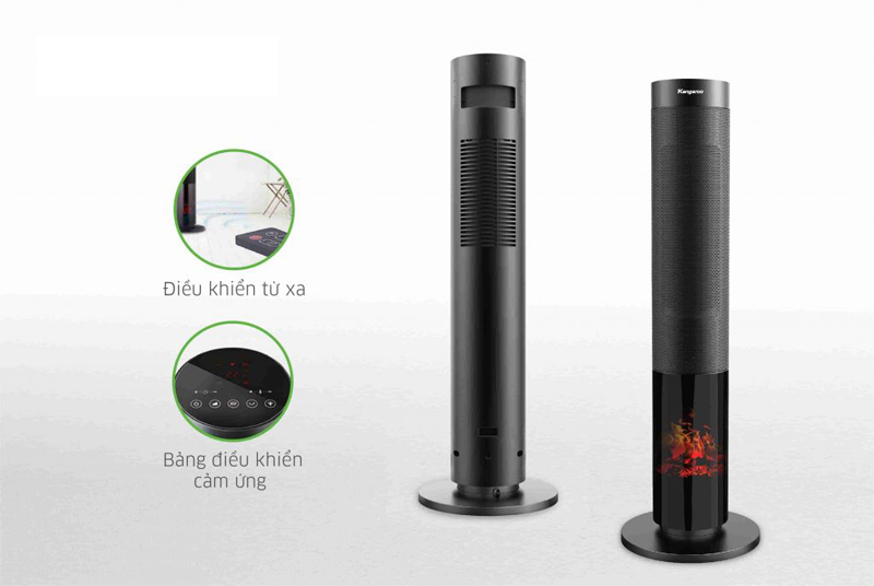 Máy sưởi gốm Kangaroo KGFH08 - Hàng chính hãng
