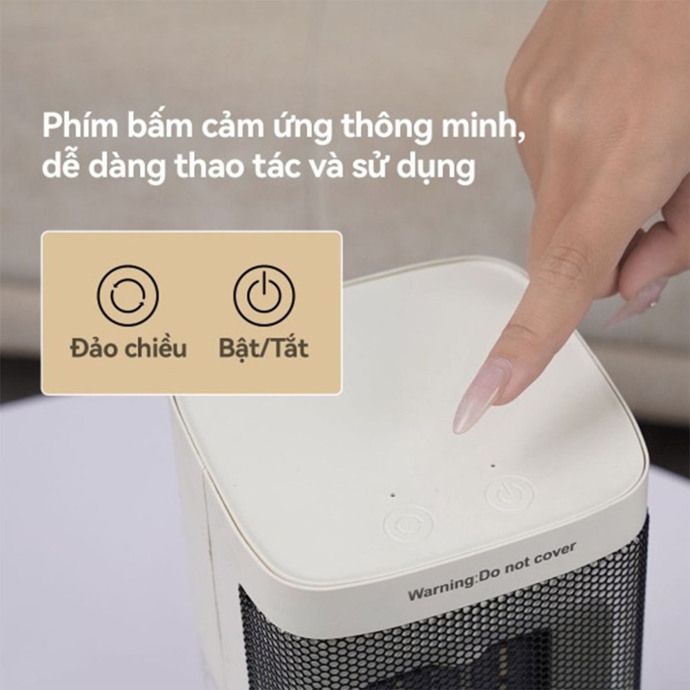 Quạt sưởi gốm mini Fujihome FH600 - Hàng chính hãng