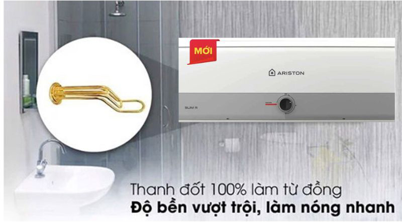 Máy nước nóng gián tiếp Ariston SLIM3 30 R VN - Hàng chính hãng