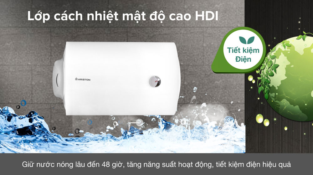 Bình nóng lạnh gián tiếp Ariston Pro R 50 SH - Hàng chính hãng