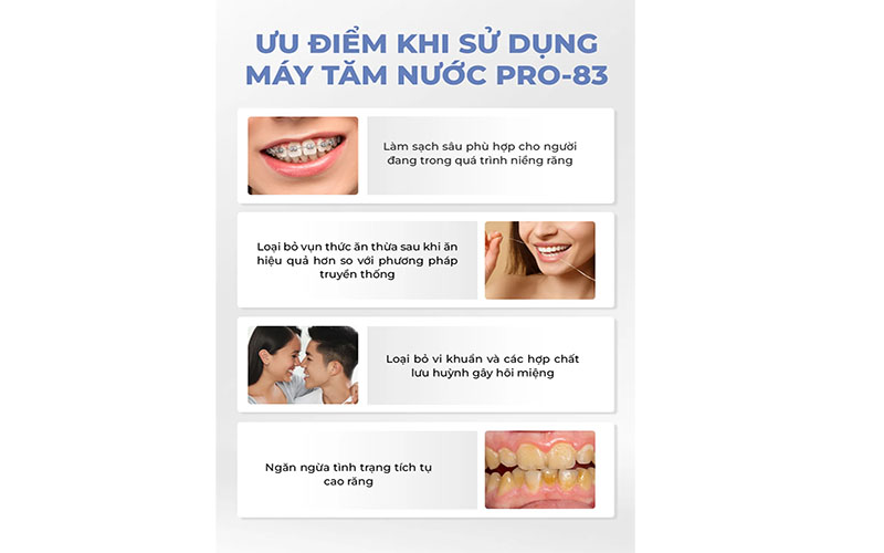 Máy tăm nước Magic Eco PRO-83 - Hàng chính hãng