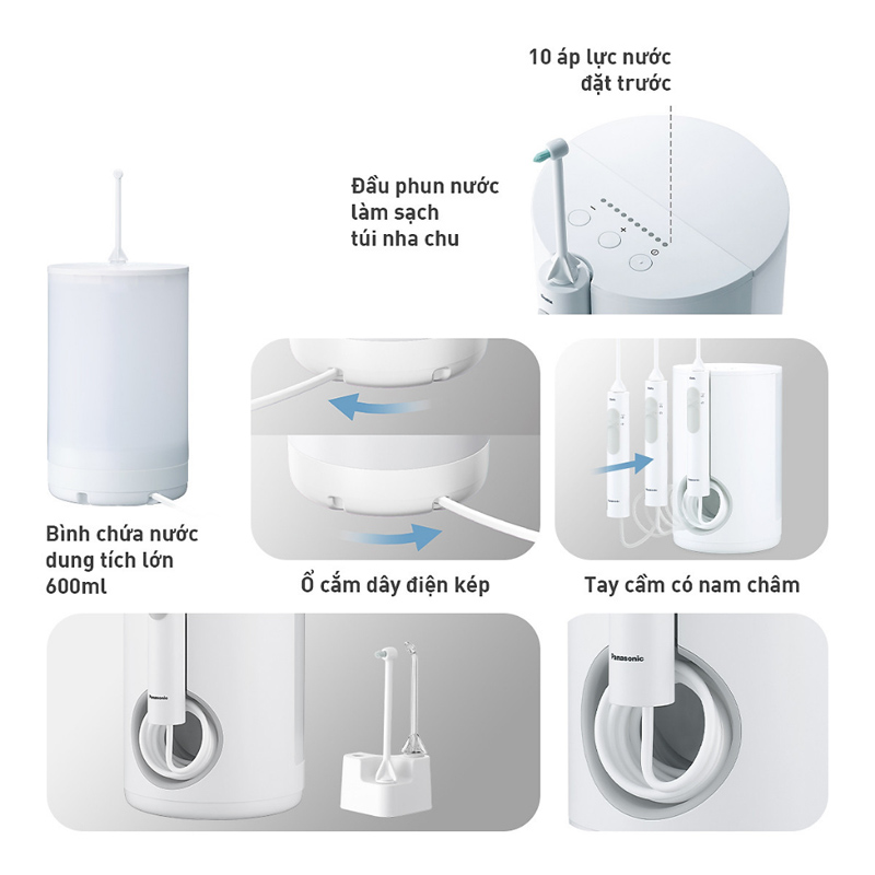 Máy tăm nước Panasonic EW1613W451 - Hàng chính hãng