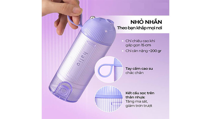 Máy tăm nước cầm tay Halio UltraClean Oral Irrigator - Hàng chính hãng