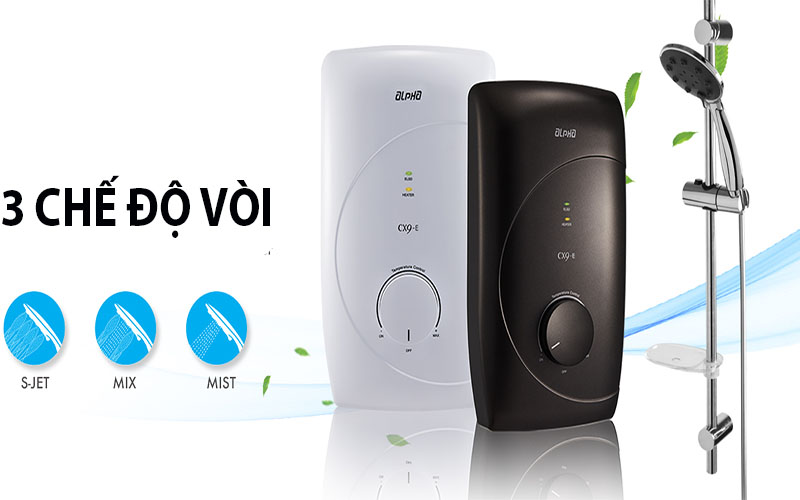 Máy tắm nước nóng Alpha CX9-E - Hàng chính hãng