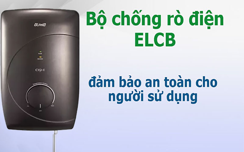 Máy tắm nước nóng Alpha CX9-E - Hàng chính hãng