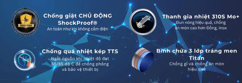 Bình nóng lạnh gián tiếp Aqua AES30H-SUPER - Hàng chính hãng