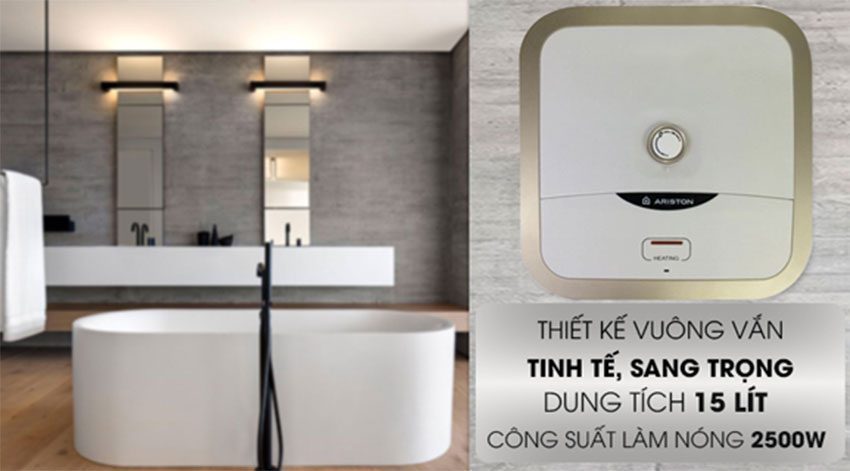 Máy tắm nước nóng gián tiếp Ariston AN2 15 R 2.5 FE - Hàng chính hãng
