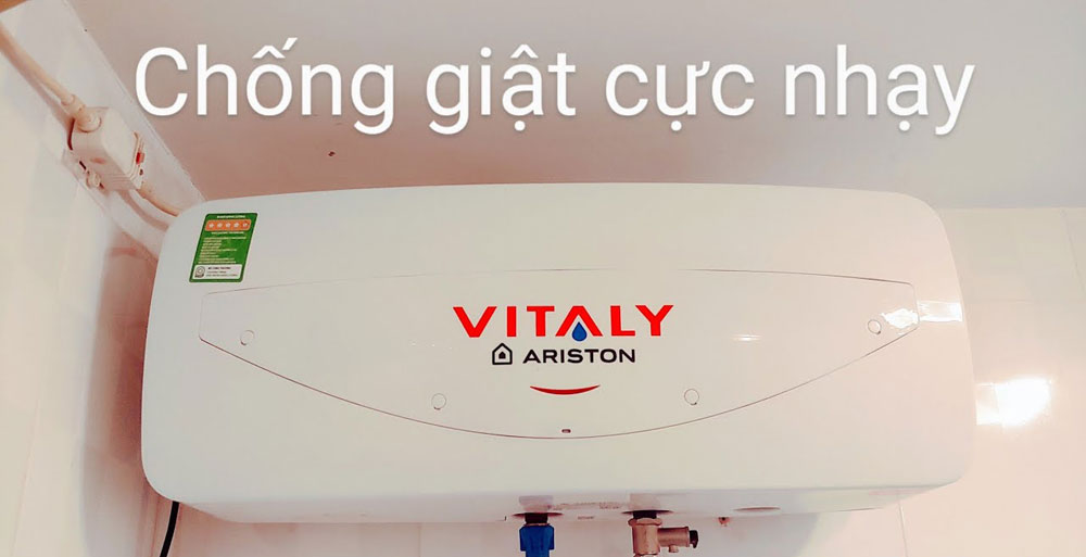 Bình nóng lạnh Ariston 20 lít Vitaly 20 Slim - Hàng chính hãng