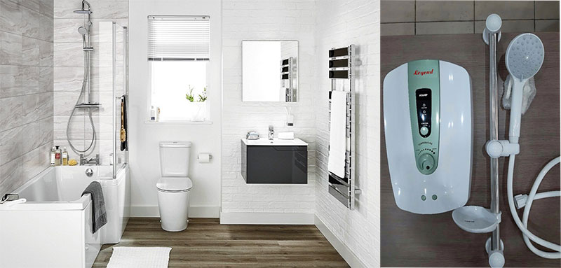 Thiết kế hiện đại, trang nhã của máy tắm nước nóng Legend F35E