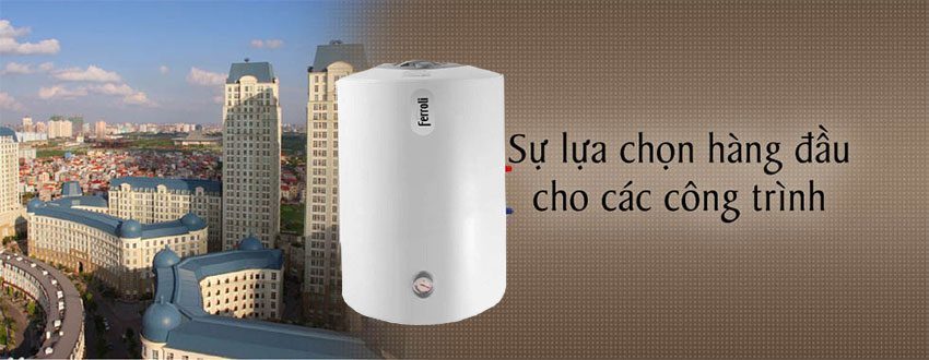 Máy tắm nước nóng gián tiếp Ferroli Aquastore E 50L - Hàng chính hãng