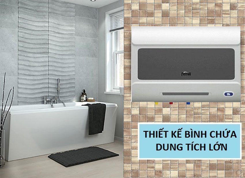 Máy tắm nước nóng gián tiếp Ferroli Duetto QQ AM - Hàng chính hãng