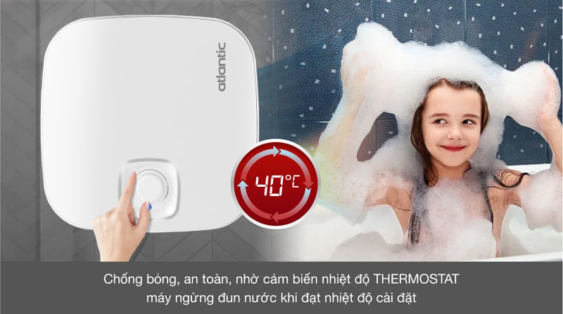 Máy nước nóng gián tiếp Atlantic NANTO LITE -30L - Hàng chính hãng