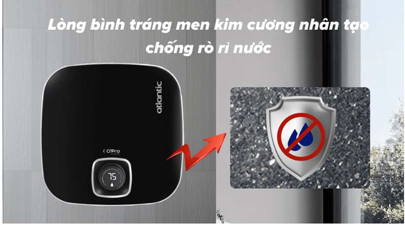 Máy nước nóng gián tiếp Atlantic NANTO PLUS - 30L - Hàng chính hãng