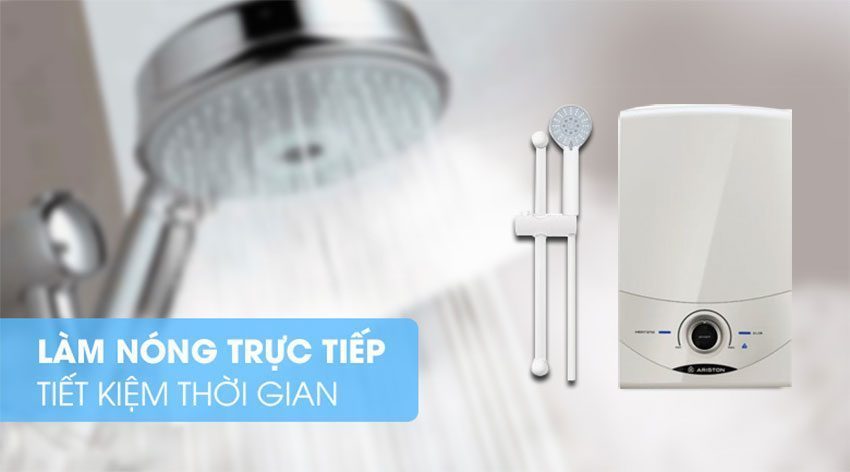 Chức năng làm nóng nước trực tiếp của máy tắm nước nóng trực tiếp Ariston SM35PE-VN