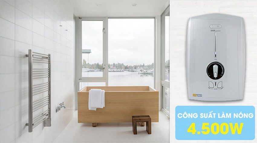 Công suất của máy tắm nước nóng trực tiếp Centon GD600EPRS-EMC