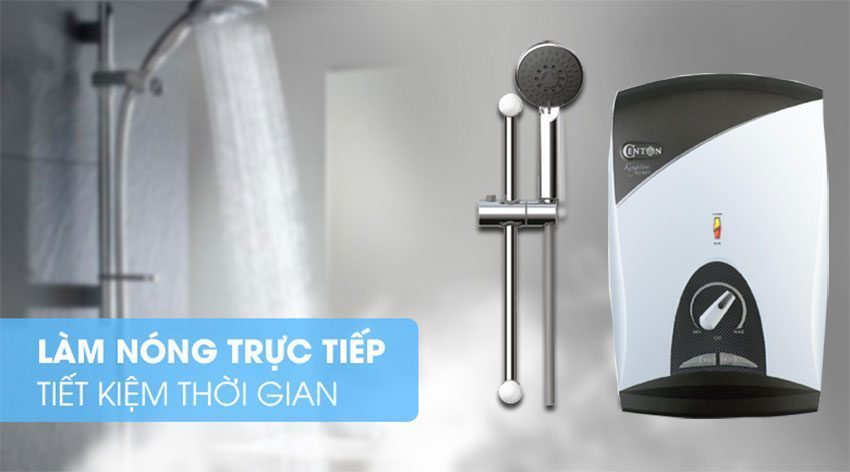 Máy tắm nước nóng trực tiếp Centon KS500EP RS - Hàng chính hãng