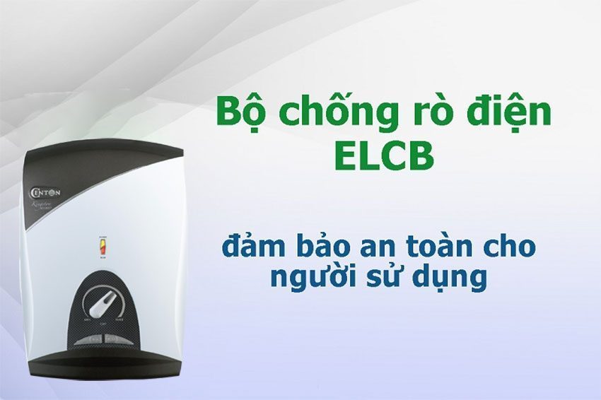 Máy tắm nước nóng trực tiếp Centon KS500EP RS - Hàng chính hãng