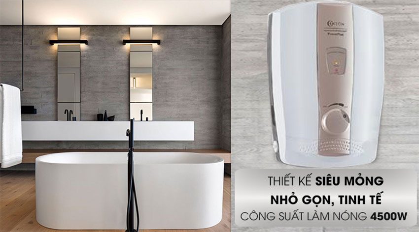 Máy tắm nước nóng trực tiếp Centon WH8558EP-EMC - Hàng chính hãng