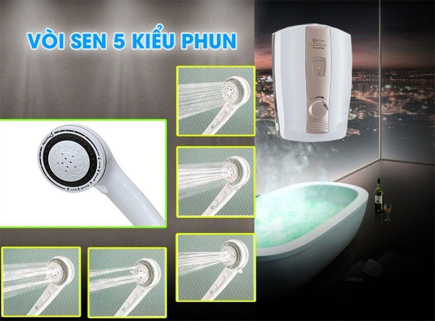 Máy tắm nước nóng trực tiếp Centon WH8558EP-EMC - Hàng chính hãng