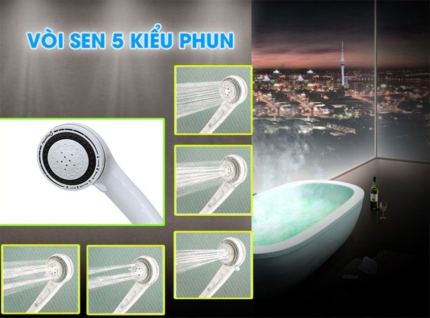 Máy tắm nước nóng trực tiếp Centon WH8998EP-EMC - Hàng chính hãng