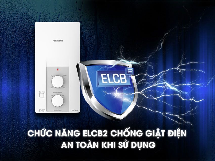 Chức năng tự ngắt điện của máy tắm nước nóng trực tiếp Panasonic DH-4RL1VW