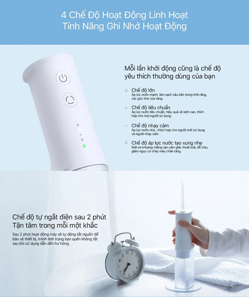 Máy tăm nước Xiaomi MEO701 - Hàng chính hãng