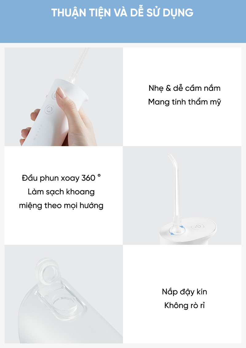 Máy tăm nước Xiaomi MEO701 - Hàng chính hãng