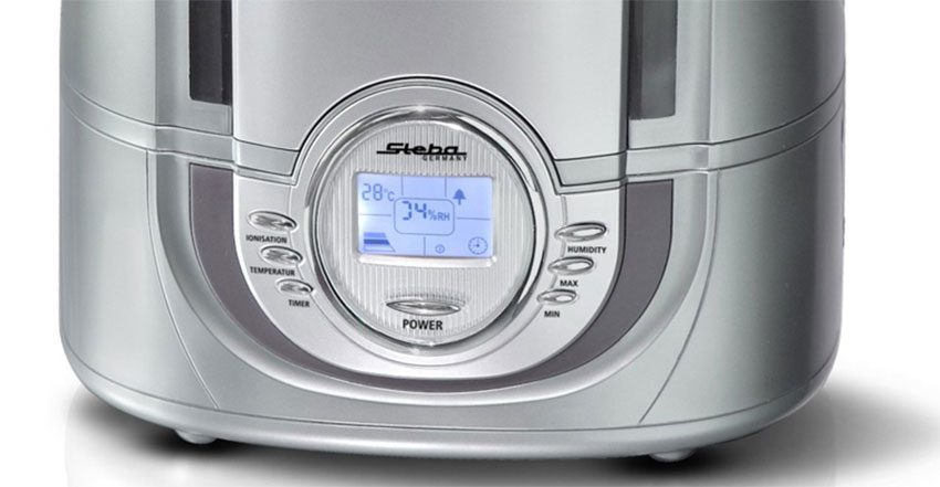 Bảng điều khiển của máy tạo ẩm điện tử Steba LB4